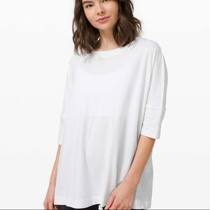 Lululemon All Yours Boyfriend Box Tee - Size M